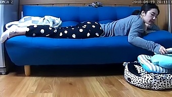 Korean Webcam Girl Hacked And Caught In Compromising Situation