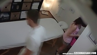 Intense Intimacy On A Massage Table With Czech Amateur