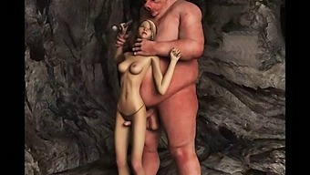 Giant Penises Ejaculate On Animated Women In A Weird Fetish Video