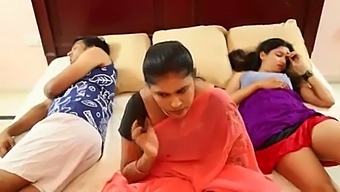 Indian Romantic Girls In Passionate Kissing Session