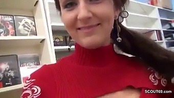 German Store Employee Gets Fucked And Impregnated In A Steamy Video