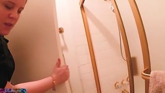 A Church-Going American Stepmom And Her Stepson Engage In Steamy Bathroom Sex