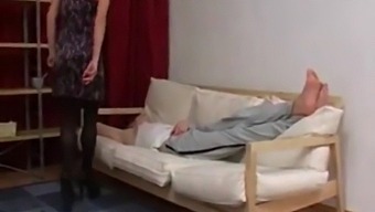 Old And Young Taboo Encounter Between Mother And Stepson