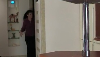 Mature Mother Engages In Sexual Activity With Her Stepson'S Friend