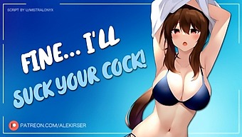 A Self-Assured Woman Gets Turned On By Your Penis And Indulges In Asmr Sounds During Solo Play
