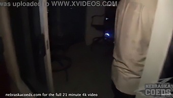 Sexy Young Woman Creates A Halloween Pumpkin Decoration And Then Has Sexual Intercourse With It