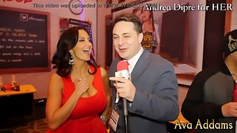 Ava Addams Indulges In Self-Pleasure By Fondling Her Breasts For Andrea Diprè