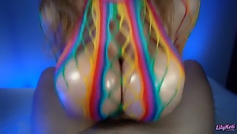 Busty Amateur Gets Covered In Cum In Hd Hentai-Inspired Video