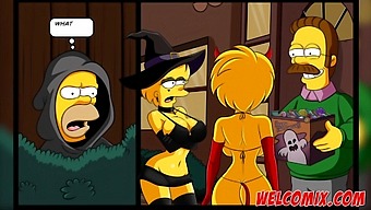 Cartoon Porn With Big Ass And Big Dick For Halloween.