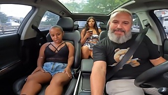Brazilian Babe Anâzinha, Naked In A Car And Engaging In Risqué Activities On The Streets Of São Paulo