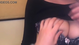 Japanese Teen Girl With Large Breasts Receives Breast Stimulation