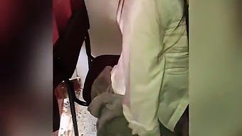 A College Professor Engages In Sexual Activity With A Latina Student In A Classroom, Showcasing An Age Gap And Amateur Sex.