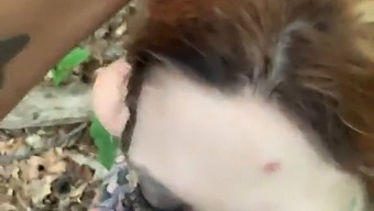 Pov Of Interracial Couple Getting Dominated In The Woods