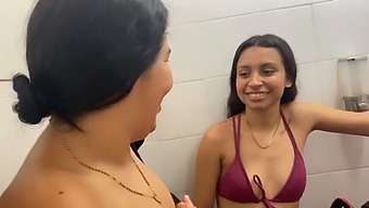 We Engage In Passionate Kissing With My Friend'S Stepsister And Myself Prior To Heading To The Pool