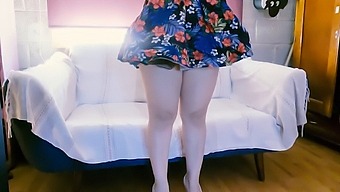 Homemade Video Of Mexican Voyeur Touching His Mistress And Asking To Strip