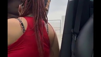 Amateur Gets Caught Masturbating In Public Car