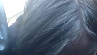 Amateur Brunette Gives Road Head To Best Friend